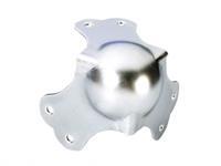 Adam Hall Hardware - Coin Boule grand 3 Pattes zinc