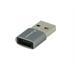 Articona - Adaptateur USB type A vers type C - M / F - USB 2.0 - argent