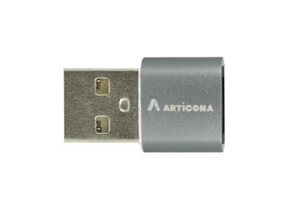 Articona - Adaptateur USB type A vers type C - M / F - USB 2.0 - argent