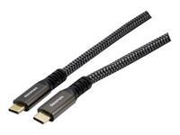 Dacomex Cordon Usb3.2 Gen2 C-C 100W Metal+ Nylon Certifie Grs 2M de Inmac Wstore - Image 1