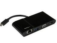 StarTech.com USB-C Multiport Adapter - Portable USB Type-C/TB3 Laptop Travel Dock with 4K HDMI or 10