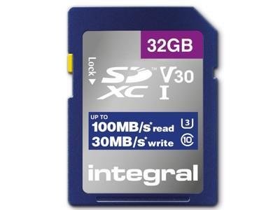 Integral - carte mmoire flash - 32 Go - SDHC UHS-I