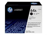 HP 64A - noir - originale - LaserJet - cartouche de toner (CC364A)