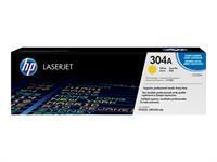 HP 304A - jaune - originale - LaserJet - cartouche de toner ( CC532A )