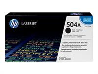 HP 504A - noir - original - LaserJet - cartouche de toner (CE250A)