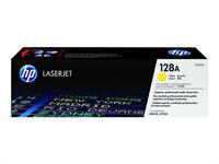 HP 128A - jaune - original - LaserJet - cartouche de toner (CE322A)