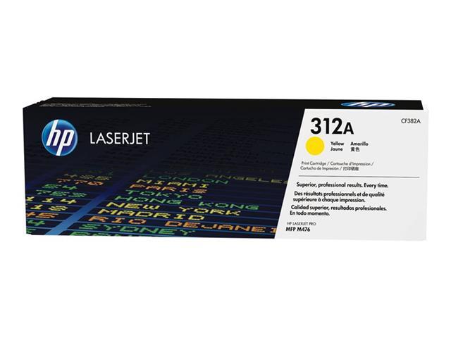 HP 312A - jaune - original - LaserJet - cartouche de toner (CF382A)