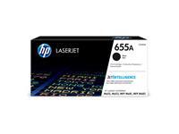 HP 655A - noir - original - LaserJet - cartouche de toner (CF450A)