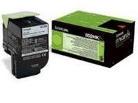 Lexmark 80C2HKE Cartouche laser 4000pages Noir Cartouche de toner; Lexmark 80C2HKE, Cartouche laser, 4000 pages, Noir, 1 pièce(s)
