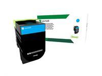 Lexmark - Capacit trs leve - cyan - original - cartouche de toner - LCCP, LRP