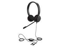 Jabra Evolve 20, UC stereo, adaptateur USB C/A