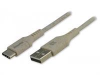 XtremeMac - Cble biodgradable USB-C / USB-A - 1m