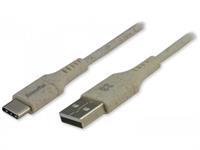 XtremeMac - Cble biodgradable USB-C / USB-A - 2m