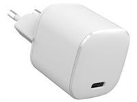 eSTUFF INFINITE - Chargeur USB-C - EU PD 20W - Blanc