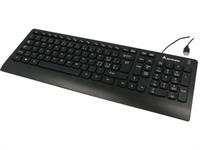 Articona - Clavier filaire - azerty - design slim - USB - noir