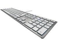 CHERRY KC 6000 SLIM - clavier - Francais - argent