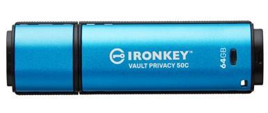Kingston IronKey Vault Privacy 50 Series - cl� USB - 64 Go - Conformit� TAA