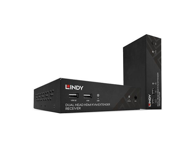 LINDY - transmetteur et rcepteur - Rallonge vido/audio/infrarouge/srie - HDBaseT 2.0