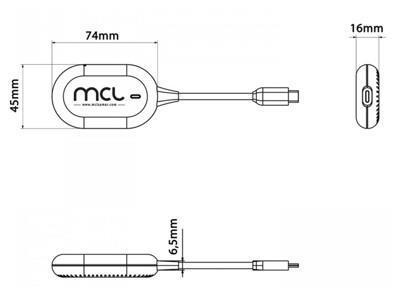 MCL Samar - extension audio/vido sans fil - HDMI, USB-C