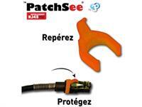 3P Design Patchsee Patchclips Codage Couleur Des Connecteurs Orange de Inmac Wstore