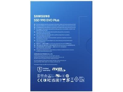 Samsung 990 EVO Plus MZ-V9S2T0 - SSD - 2 To - PCIe 5.0 x2 (NVMe)