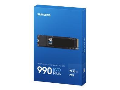 Samsung 990 EVO Plus MZ-V9S2T0 - SSD - 2 To - PCIe 5.0 x2 (NVMe)