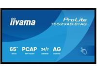 Non Communiqué Finition Matte, Noir (Cadre) Iiyama Prolite T6529as-B1ag - Classe De Diagonale 65" (64.5" Visualisable) Écran Lcd Rétro-Éclairé Par Led - Signalisation Numérique - Avec Écran Tactile (Multi-Touches) - 4K Uhd (2160P) 3840 X 2160 - Del De Faç - Image 4