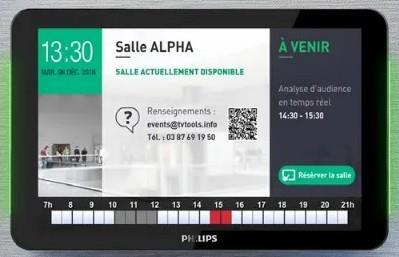 Tablette d\'affichage Roombooking