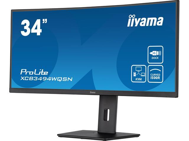 Moniteur 34\'\'4K avec Docking USB-C + RJ45 intgre