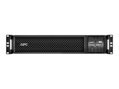 APC Smart-UPS SRT 2200VA RM - Onduleur (montable sur rack / externe) - CA 220/230/240 V - 1980 Watt - 2200 VA - Acide de plomb - RS-232, USB - connecteurs de sortie : 10 - 2U - noir - pour P/N: AR4018SPX432, AR4024SP, AR4024SPX429, AR4024SPX431, AR4024SPX