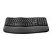 Logitech Wave Keys for Business - Clavier ergonomique - sans fil - graphite