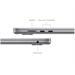 Apple MacBook Air 15.3" - M3 - 8 Go - 512 Go SSD - Franais - gris sidral