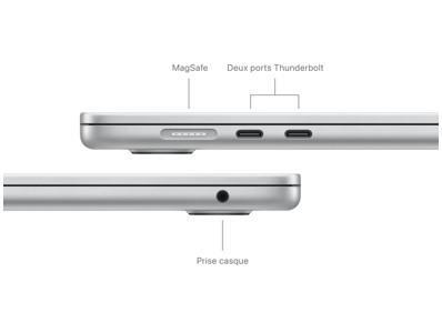 Apple MacBook Air - 15.3" - M3 - 16 Go - 512 Go SSD - Franais - argent