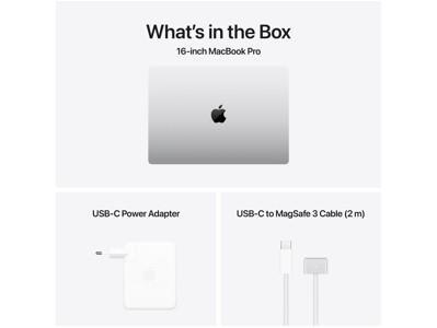 Apple MacBook Pro 16,2\'\' - M4 Max - 64 Go - 2 To SSD - franais - argent