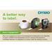 DYMO IND All-Purpose - Vinyle - adhsif - noir sur blanc - Rouleau (1,2 cm x 5 m) 1 cassette(s) bande d\'tiquettes - pour LabelMANAGER 210, 280, 360, 420, PnP; Rhino 4200, 5200; RhinoPRO 6000