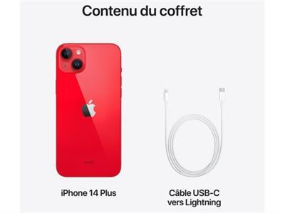 Apple iPhone 14 Plus - (PRODUCT) RED - rouge - 5G smartphone - 256 Go - GSM