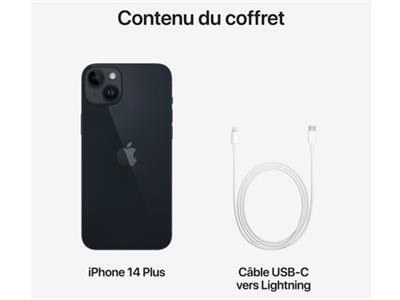 Apple iPhone 14 Plus - cran 6,7\'\' - puce A15 - 512Go - 5G - minuit