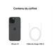 Apple iPhone 15 - Noir - 5G smartphone - 256 Go - GSM