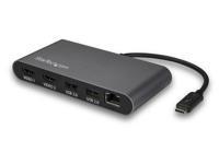 StarTech.com Station d'accueil pour ordinateur portable Thunderbolt 3 double HDMI 4K 60 Hz - Compati