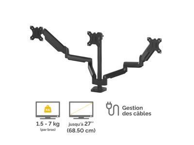 Fellowes Platinum Series Triple Arm kit de montage - bras rglable