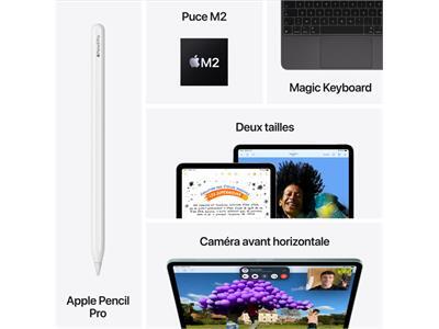 Apple iPad Air 11'' - M2 - 128 Go - Wi-Fi - bleu