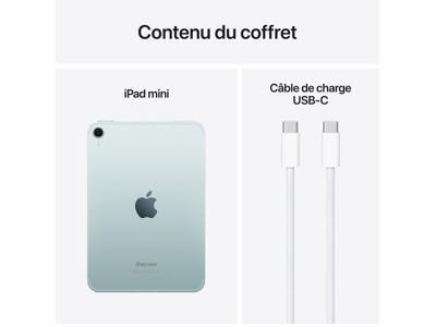  iPad mini Wi-Fi + 5G - 256 Go - bleu