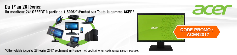 ACER vous offre un moniteur 24 ACER vous offre un moniteur 24