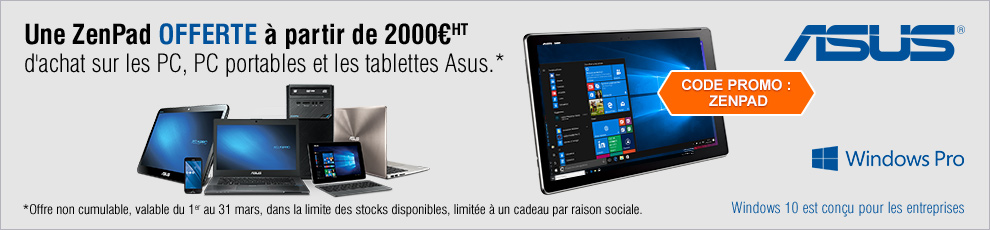 Une Tablette Zenpad Offerte ! Une Tablette Zenpad Offerte !