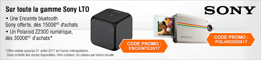 Un cadeau au choix Offert avec Sony! Un cadeau au choix Offert avec Sony!