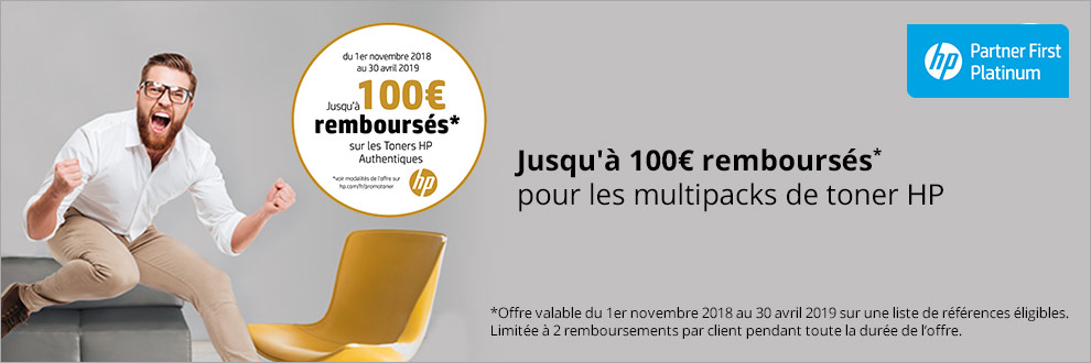 HP vous rembourse jusqu'à 100¤ ! HP vous rembourse jusqu'à 100¤ !