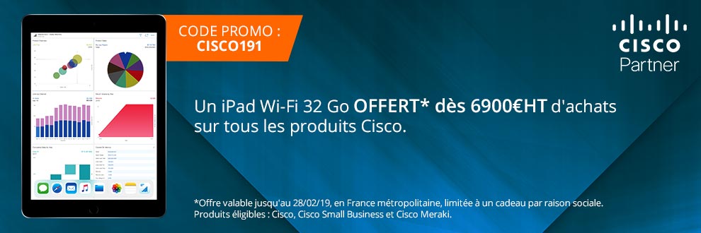 Cisco vous offre un iPad Wi-Fi 32 Go ! Cisco vous offre un iPad Wi-Fi 32 Go !