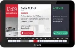 Tablette d'affichage Roombooking