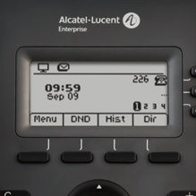 Alcatel-Lucent Enterprise ALE-2 - téléphone VoIP - à 5 voies capacité d ...