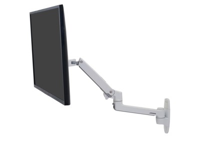 Ergotron Bras LX mural mono-écran, blanc